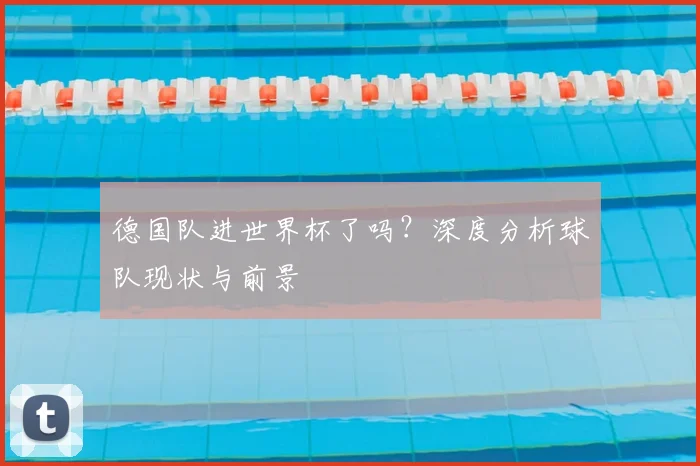 德国队进世界杯了吗？深度分析球队现状与前景